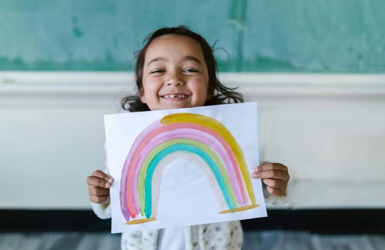 Learning Adventures Girl with Artwork